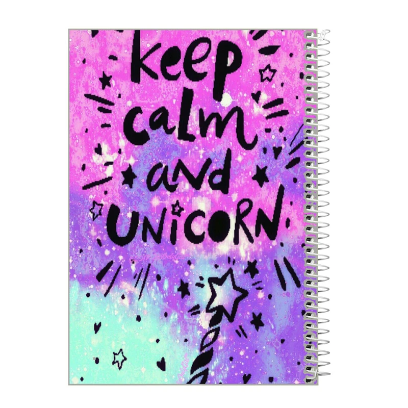 دفترچه یادداشت 40 برگ طرح یونیکورن کد iu11
