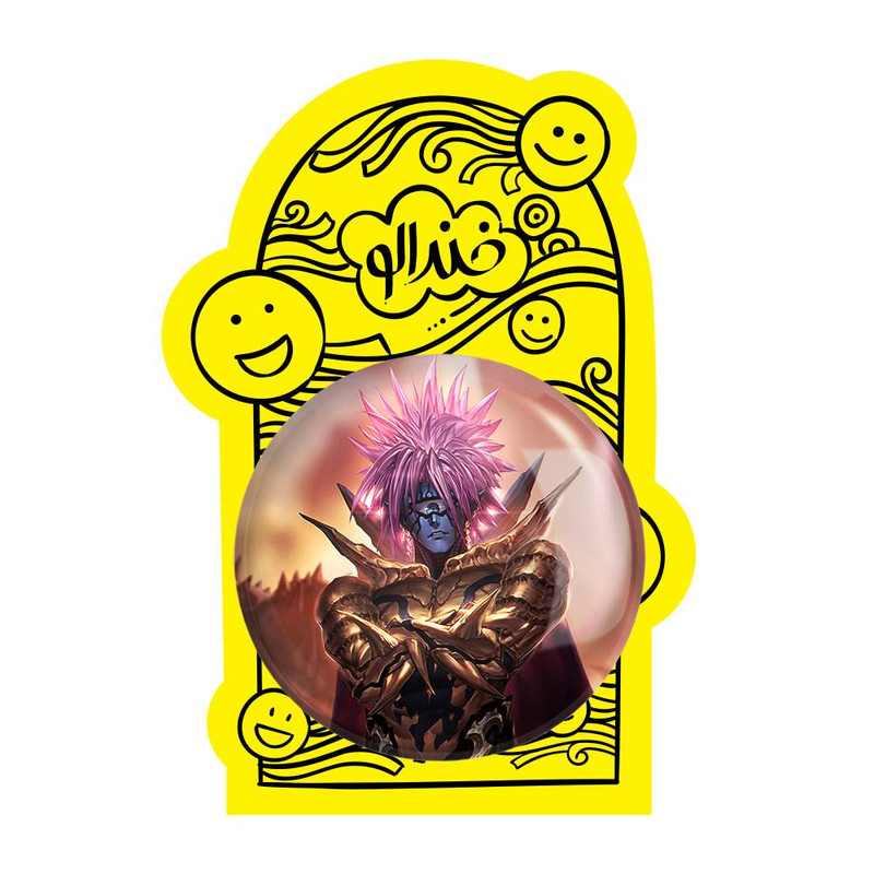 آینه جیبی خندالو مدل لرد بوروس انیمه مرد تک مشتی One Punch Man کد 11351 آینه جیبی خندالو مدل لرد بوروس انیمه مرد تک مشتی One Punch Man کد 11351