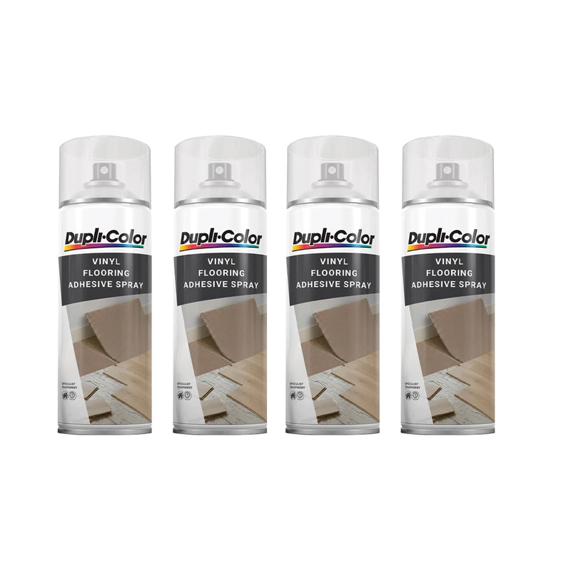 اسپری چسب پارکت و موکت دوپلی کالر مدل adhesive حجم 400 میلی لیتر مجموعه 4 عددی