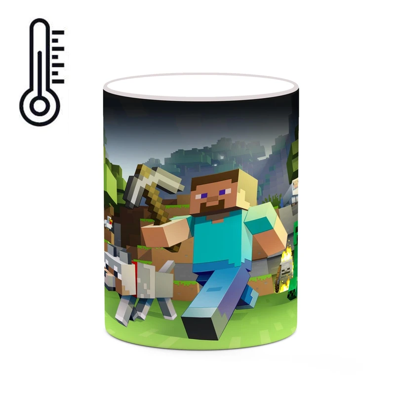 ماگ حرارتی کاکتی طرح ماینکرافت minecraft مدل mgh41409
