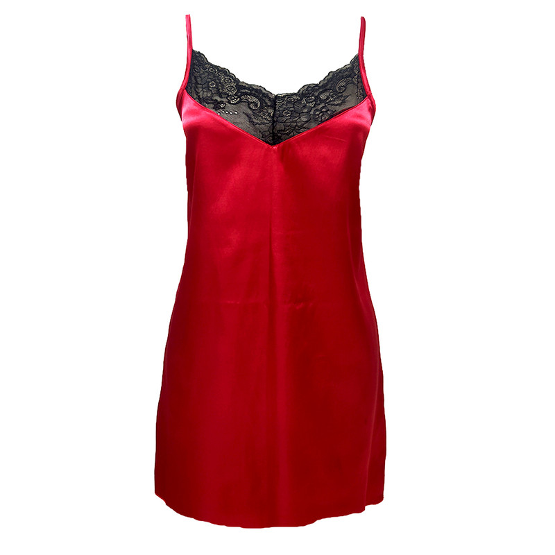 لباس خواب زنانه مدل درنا رنگ قرمز