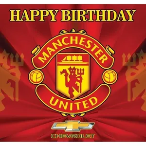بنر تولد طرح منچستر یونایتد کد 60-01 