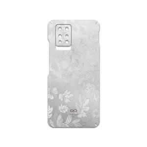 MAHOOT Silver-Wildflower Cover Sticker for Infinix Note 10 Pro