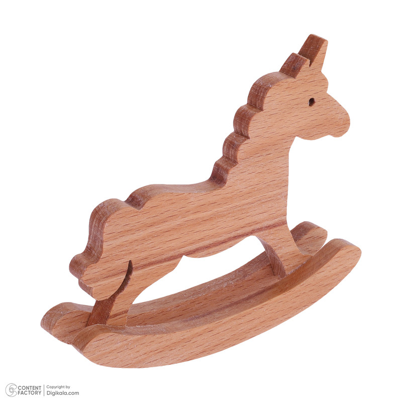 اسباب بازی چوبی مدل اسب کد WT001