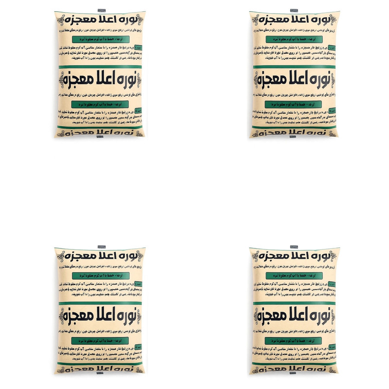 پودر موبر معجزه مدل نوره وزن 500 گرم مجموعه 4 عددی