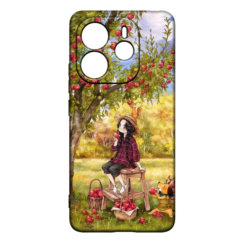 کاور طرح دخترانه کد 298 مناسب برای گوشی موبایل شیائومی Redmi Note 14 4G