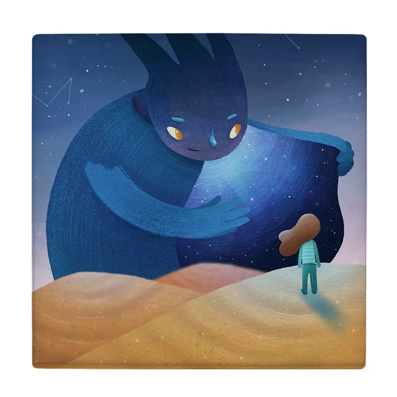  زیر لیوانی طرح دختر و شب کویری کد    3655388_1624