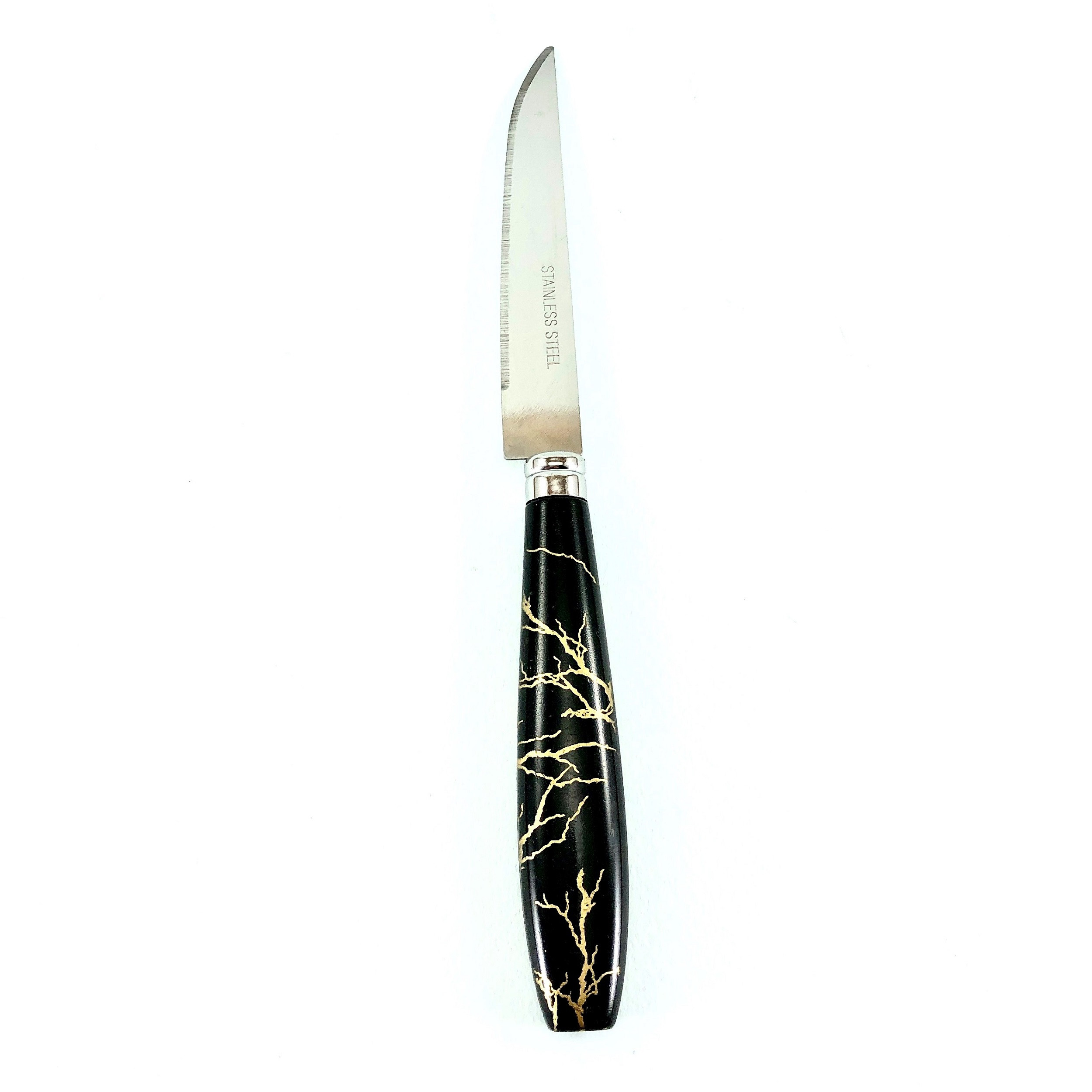 ست کارد و چنگال میوه خوری 12 پارچه طرح ماربل کد A3200