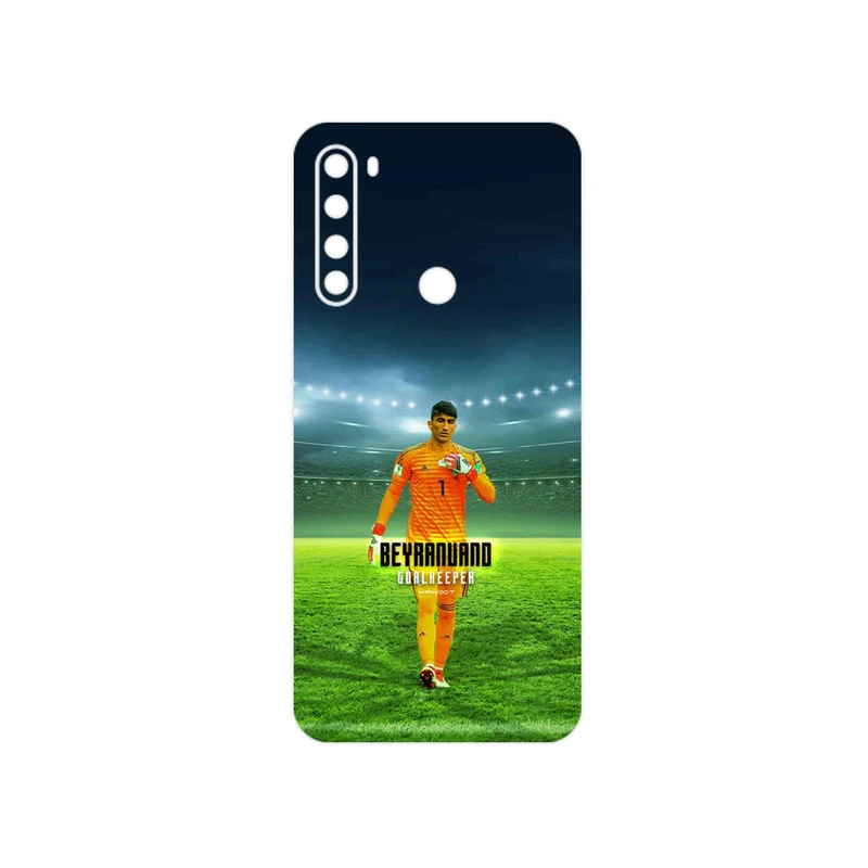 برچسب پوششی ماهوت مدل Alireza Beiranvand مناسب برای گوشی موبایل شیائومی Redmi Note 8 2021