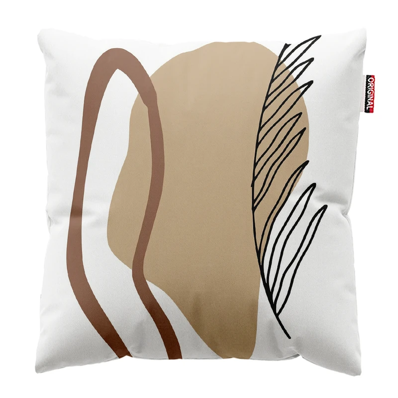 کوسن پاد آفرین مدل بوهو طرح مینیمال کد PK302910 سایز 30*30 سانتی متر