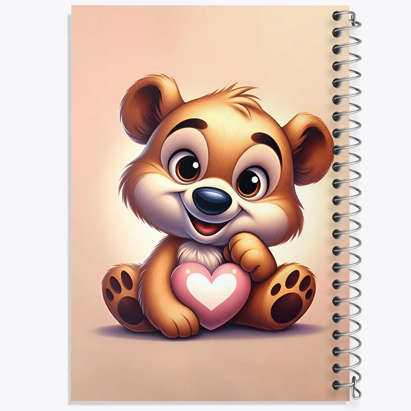 دفتر لیست خرید 50 برگ خندالو طرح خرس بامزه کد F8397