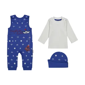 ست 3 تکه لباس نوزادی آدمک مدل 2171222-79