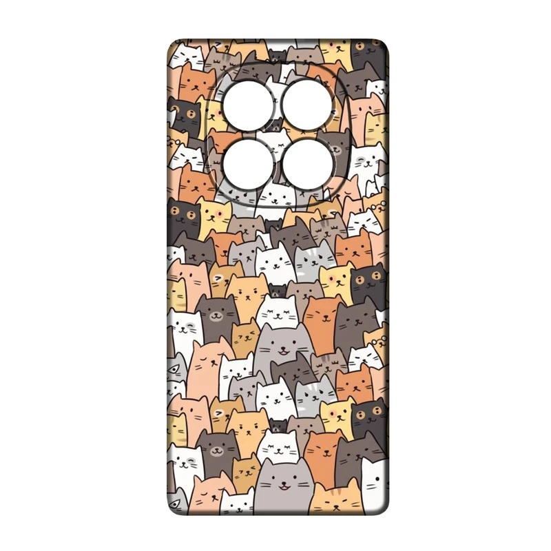 کاور طرح گربه کد 129 مناسب برای گوشی موبایل شیائومی Redmi Note 14 Pro 4G / Poco X7