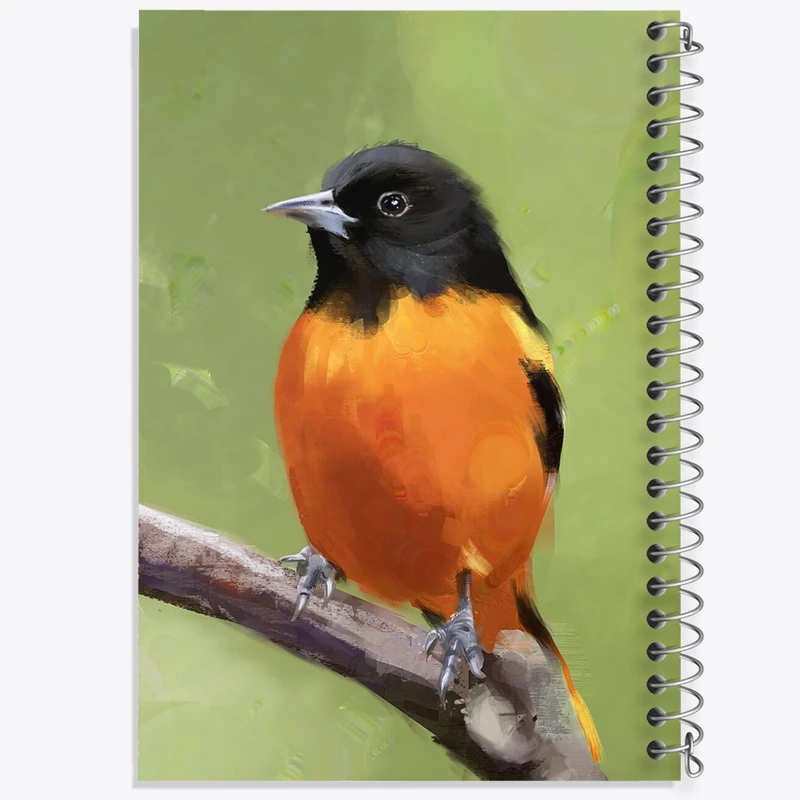 دفتر مشق 50 برگ خندالو طرح پرنده کد F982