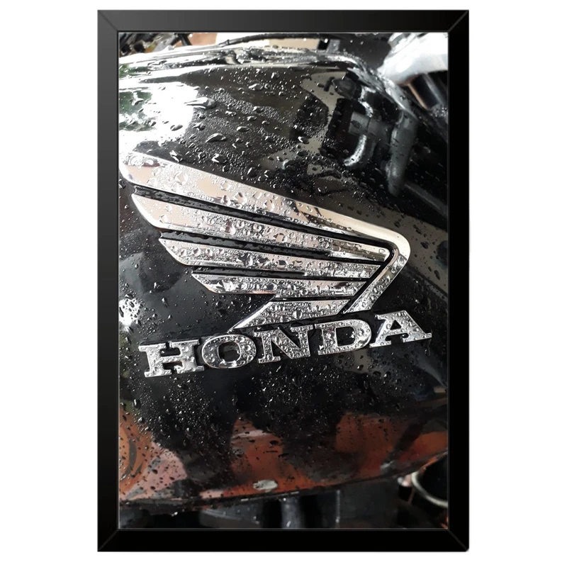 تابلو بکلیت طرح موتور هوندا HONDA مدل B-po1963 فریم مشکی