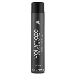 اسپری حالت‌دهنده مو با قدرت حفظ حالت مو شش آلویوز مدل Keratin  مناسب برای انواع مو حجم 750 میلی‌لیتر