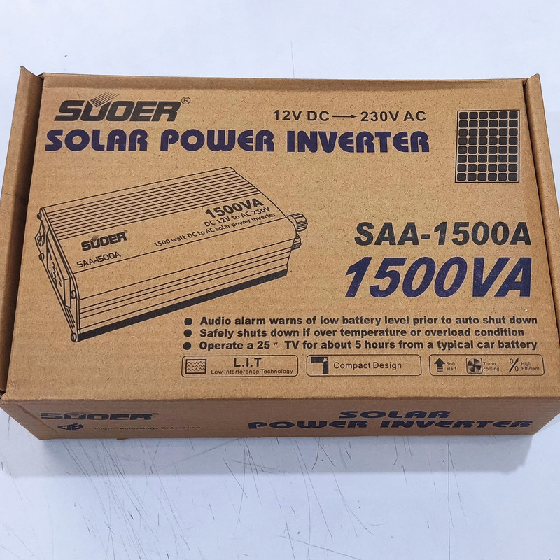 اینورتر سوئر مدل SAA-1500A ظرفیت 1500 وات اینورتر سوئر مدل SAA-1500A ظرفیت 1500 وات