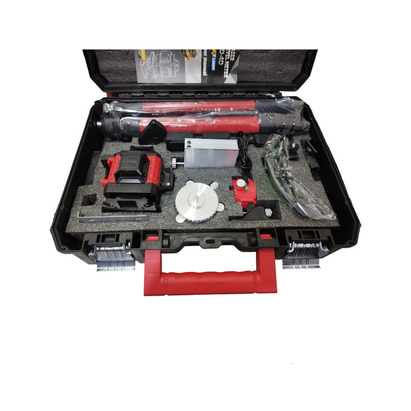 تراز لیزری میلواکی مدل 4 بعدی نور سبز کد 4D 16 Lines Hard Box