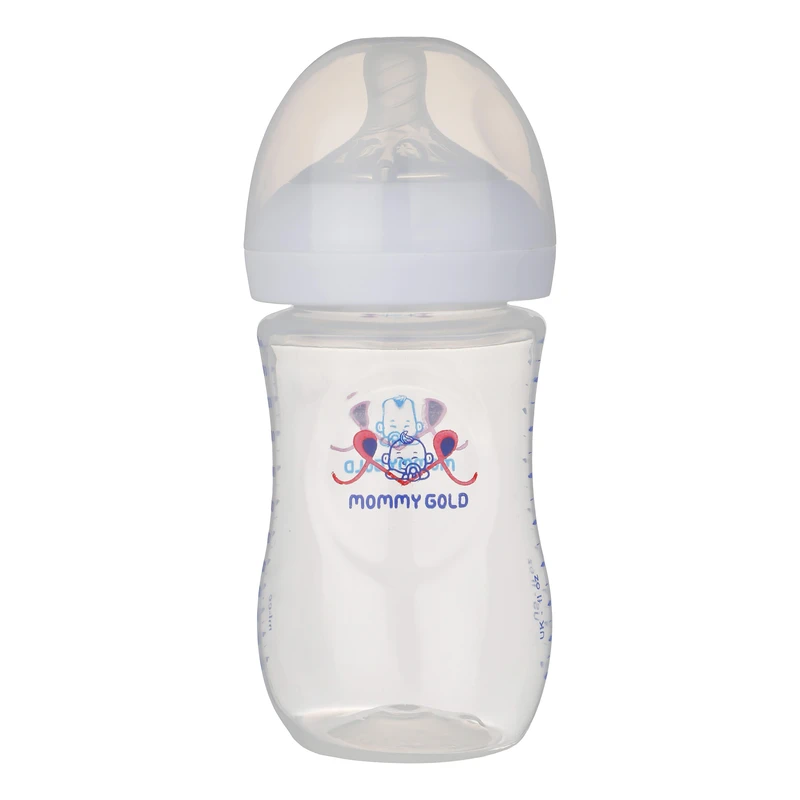 شیشه شیر مامی گلد مدل نچرال گروه سنی 0 تا 6 ماه گنجایش 260 میلی لیتر  