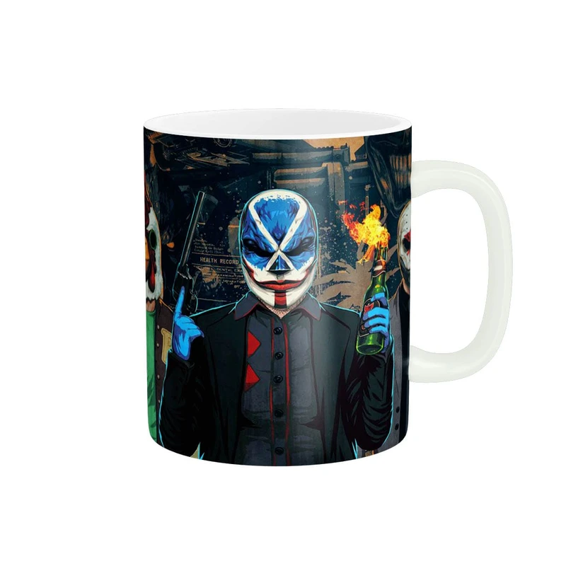 ماگ طرح بازی روز پرداخت Payday کد Payday-10