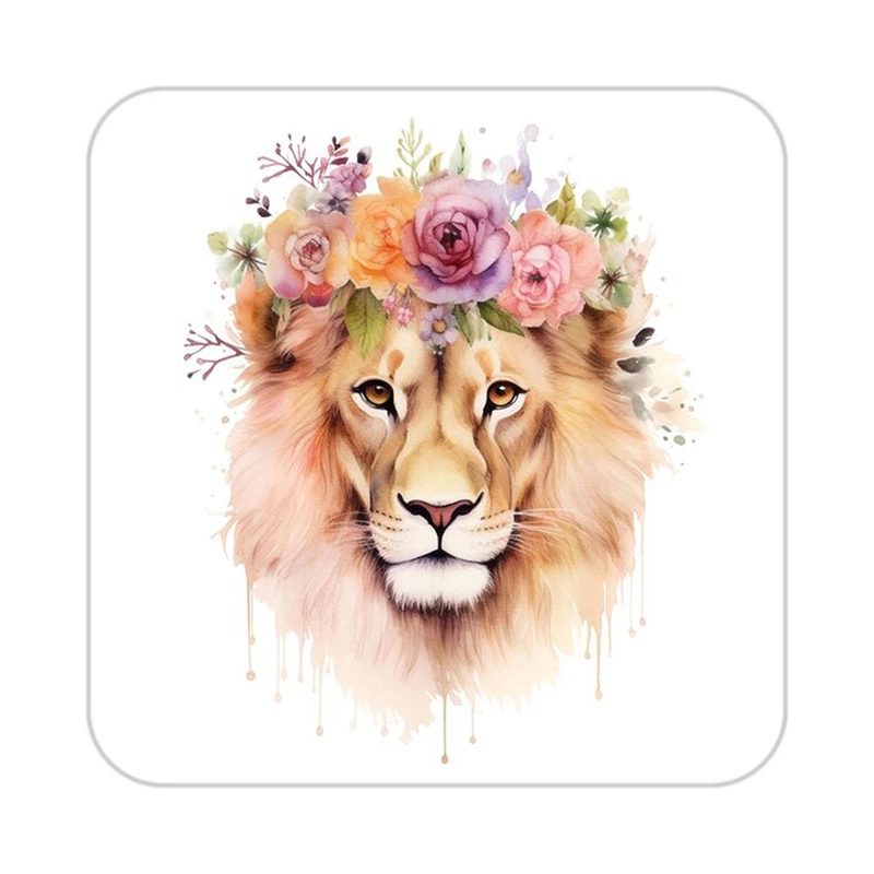 زیر لیوانی کاکتی طرح شیر مدل mp24320