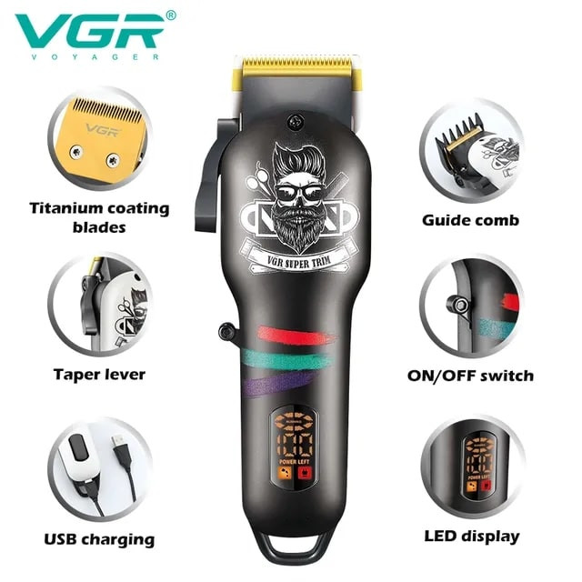 ماشین اصلاح موی سر وی جی ار مدل V-699 ماشین اصلاح موی سر وی جی ار مدل V-699