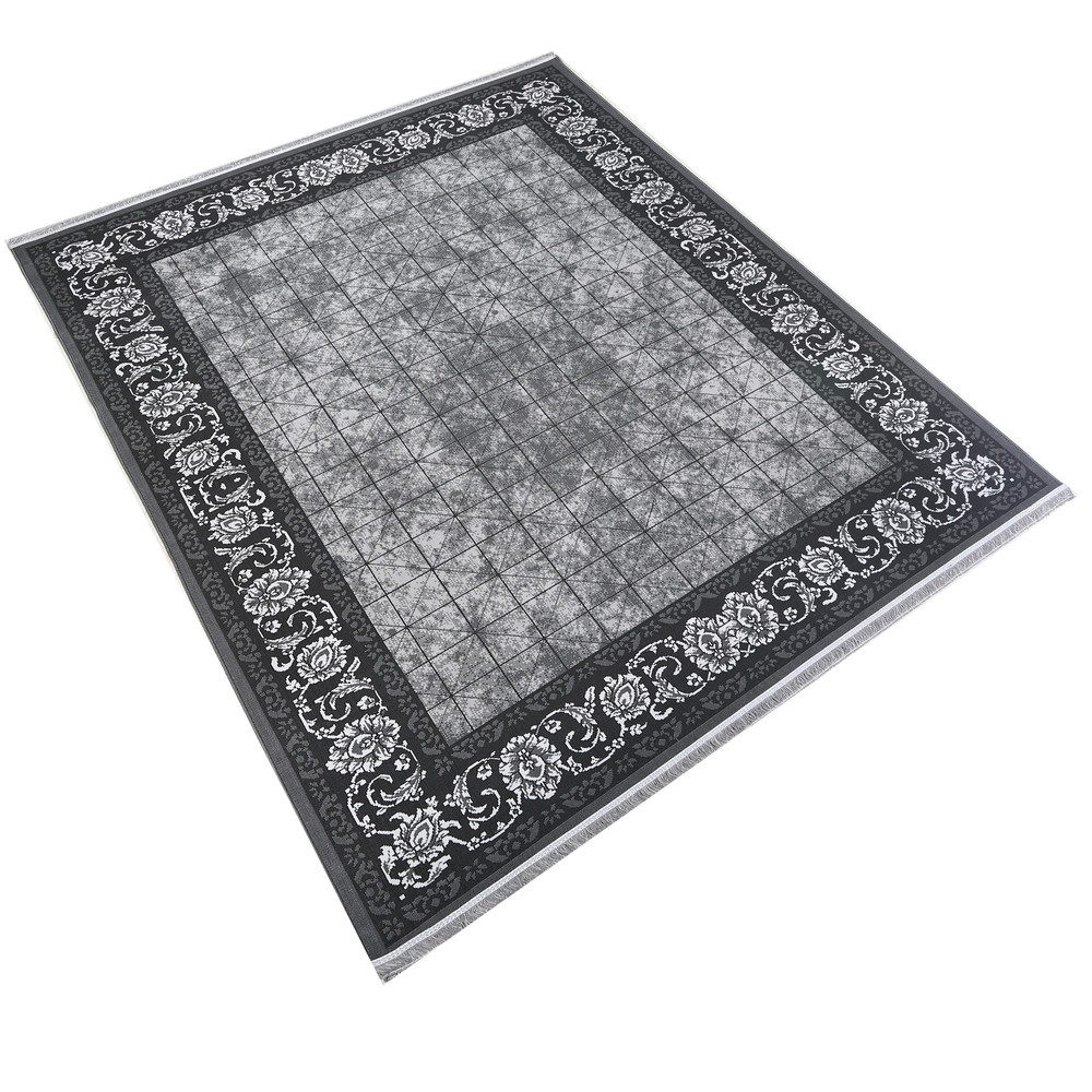 گلیم ماشینی دنیای فرش مدل لعیا کد 2004