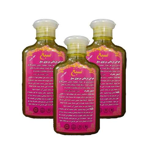 شامپو تقویت کننده و ضد ریزش مو سبغ مدل S01 حجم 250 میلی لیتر مجموعه 3 عددی