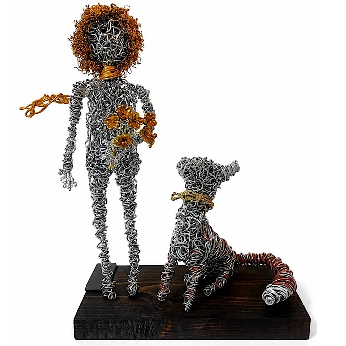 مجسمه سیمی مدل شازده کوچولو