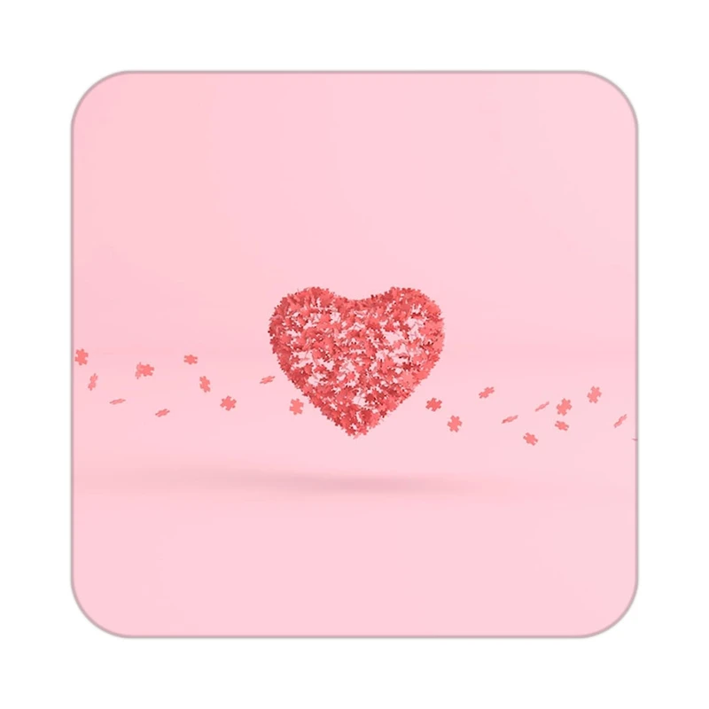 زیر لیوانی کاکتی طرح عاشقانه مدل mp37496