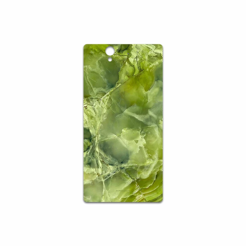برچسب پوششی ماهوت مدل Green Crystal Marble مناسب برای گوشی موبایل سونی Xperia X