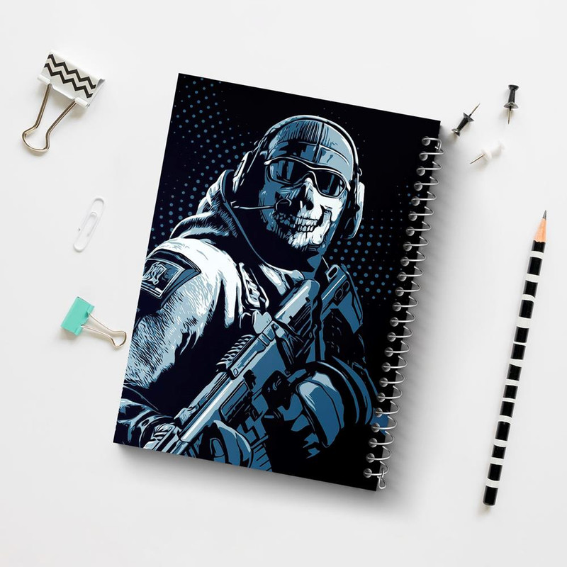 دفتر مشق 100 برگ خندالو طرح Call Of Duty کد 3844