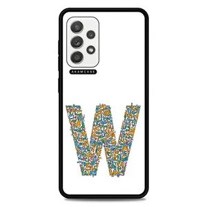 AKAM AMC-WSGA52-ALPHADOODLEBET-23 Cover For Samsung Galaxy A52