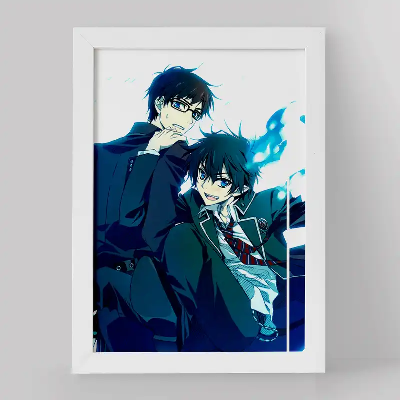 تابلو خندالو مدل رین و یوکیو انیمه جنگیر آبی کد 16362