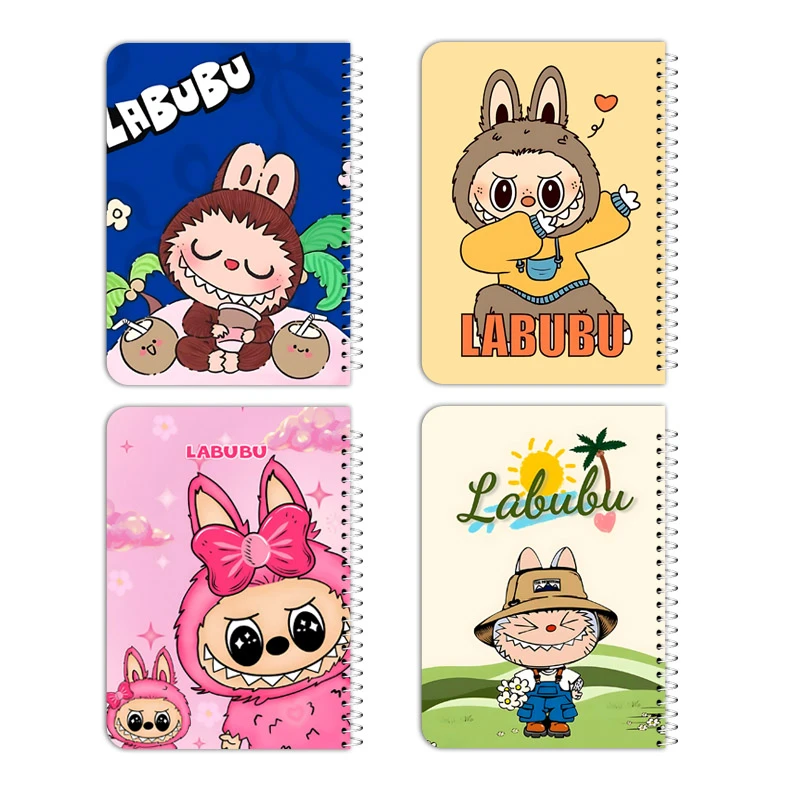 دفترچه 60 برگ آی چاپ مدل لبوبو کد 360 بسته 4 عددی