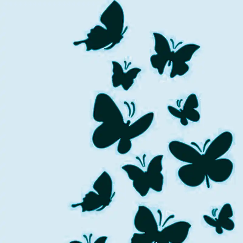 شابلون طرح پروانه کد B28