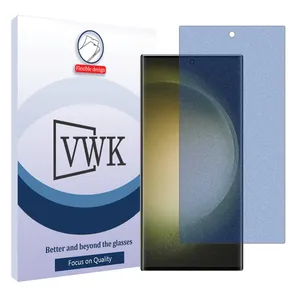 VWK Tough model Matte anti-blue ray screen protector suitable for Samsung Galaxy S23 Ultra mobile phone