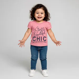 تی شرت آستین کوتاه دخترانه مون‌سا مدل 461505