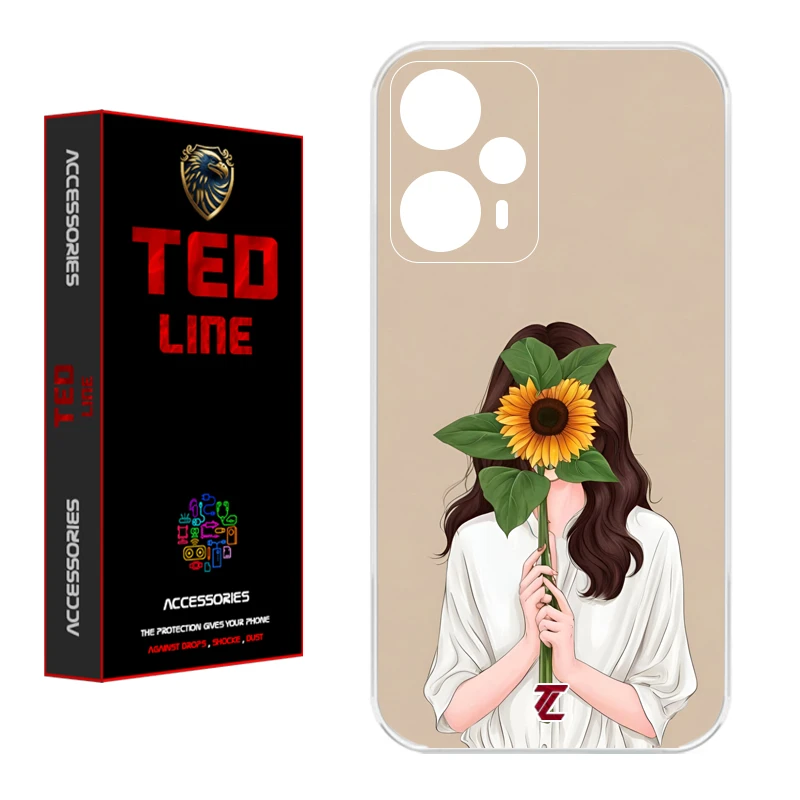 کاور تدلاین طرح دختر آفتابگردان کد 1153 مناسب برای گوشی موبایل شیائومی Poco F5