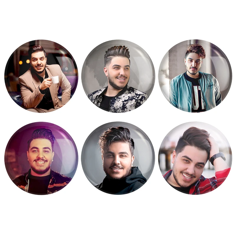 مگنت خندالو طرح آرون افشار کد 253B مجموعه 6 عددی