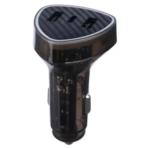 شارژر فندکی 66 وات 3 پورت مدل YY-C22