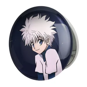 آینه جیبی خندالو طرح کیلوا زولدیک انیمه هانتر ایکس هانتر Hunter × Hunter مدل تاشو کد 10743 