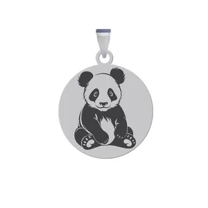 آویز گردنبند زنانه و مردانه هایکا مدل خرس پاندا کد z.jh 277