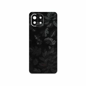 MAHOOT Black-Wildflower Cover Sticker for Xiaomi MI 11 LITE