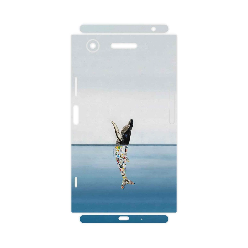 برچسب پوششی ماهوت مدل Collage of Sea Trash-FullSkin مناسب برای گوشی موبایل سونی Xperia XZ1