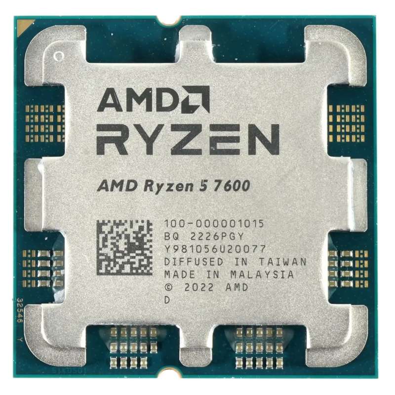 پردازنده مرکزی ای ام دی مدل RYZEN 5 7600 TRAY پردازنده مرکزی ای ام دی مدل RYZEN 5 7600 TRAY