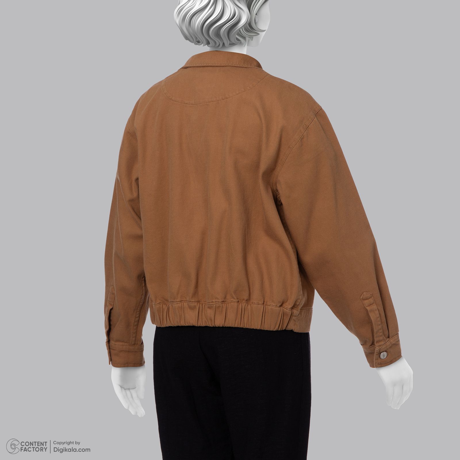 کت زنانه آر اِن اِس مدل 11122213 رنگ نسکافهای - - 4