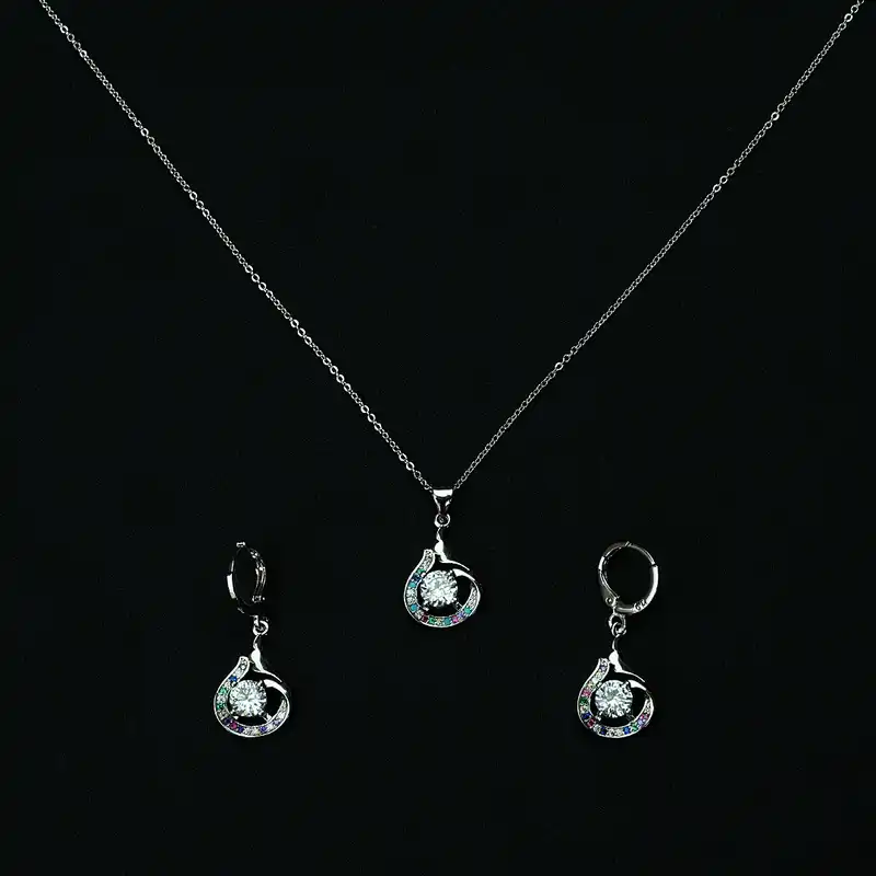 نیم ست زنانه مدل نگین