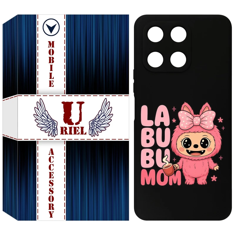 کاور یوریل مدل KSH کد 136 طرح عروسک لبوبو مناسب برای گوشی موبایل آنر X6A / X6A Plus