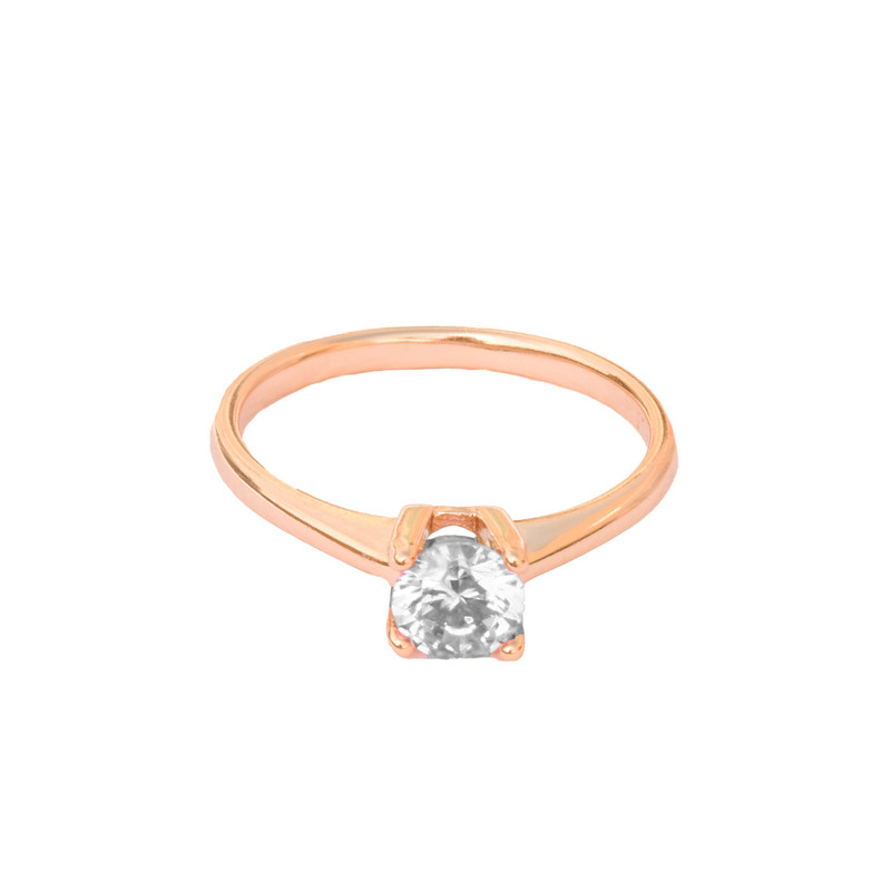 انگشتر زنانه ژوپینگ مدل تک نگین الماسی AN753 انگشتر زنانه ژوپینگ مدل تک نگین الماسی AN753